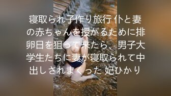 寝取られ子作り旅行 仆と妻の赤ちゃんを授かるために排卵日を狙って来たら、男子大学生たちに妻が寝取られて中出しされまくった 妃ひかり