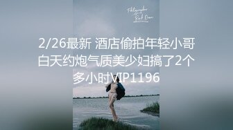 2/26最新 酒店偷拍年轻小哥白天约炮气质美少妇搞了2个多小时VIP1196